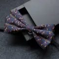 Farfalla Geometrica Blu Uomo Cravatta Abito Camicia Accessorio Matrimonio Festa Regalo - 08