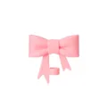 Pink silicone bow straw cover, cute straw topper replacement for 10mm tumbler cups. - Pink