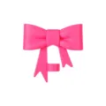 Pink silicone bow straw cover for Stanley cup 10mm straw large reusable straw topper tip - Rose Red 02