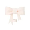 Large silicone bow straw cover, cute straw topper for 40oz tumblers and cups 10mm - Ivory