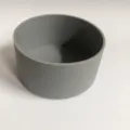 Housse de tasse en silicone gris base de protection antidérapante pour tasses - 85mm / Gris