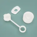 Set copertura di paglia in silicone e tappo antiribaltamento per bicchiere 30oz 10mm - Trasparente