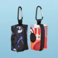 Two-piece set pet dog waste bag dispenser holder with carabiner for outdoor walking. - One Size / Combination 1 Black M + Morocco