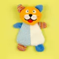 Colorful plush cat pet toy interactive squeaky chew toy for cats and dogs cute animal design - Little Tiger / One Size
