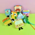 Ensemble de jouets en peluche mignons pour animaux avec pieds et plumes pour chats et chiens. - Taille unique / Jouet pour Chat Style Aléatoire 2