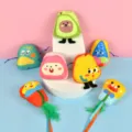 Mignons jouets en peluche pour chat et chien colorés ensemble interactif pour le plaisir quotidien - Taille unique / Jouet pour Chat Style Aléatoire 3