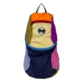 Color-block backpack outdoor hiking leisure lightweight casual daypack stylish travel bag - Style 3