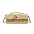 Gold Woven Shoulder Bag Chic Elegant Crossbody Evening Bag Premium Style Variant Model - Gold
