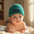 Children winter knitted beanie cute baby warm cap cozy pull-on toddler headwear stylish - 2-6 Years / Green