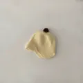 Gorro de punto para bebé con pompón y orejeras, gorro de invierno cálido para niños pequeños. - 44-48cm / Blanco Roto