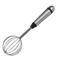 Edelstahl manueller Schneebesen runder Eierquirl Kueche Backen Draht Schneebesen - Mittel (24x6.8cm)