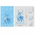 Navidad invierno nieve ciervo vidrio ventana pegatina estatica copos tamano tabla. - Estilo BQ825