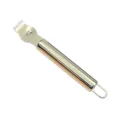 Stainless steel lemon zester tool, citrus peeler and orange grater with comfortable handle. - 304 Stainless Steel / Gold