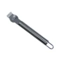 Stainless steel lemon zester kitchen fruit peeler orange scraper citrus tool for cooking - 304 Stainless Steel / Black