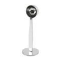 Stainless steel coffee tamper and measuring spoon combo, dual-purpose standing design for kitchen. - Silver Boxed