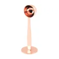 Stainless steel coffee scoop and tamper rose gold 2 in 1 standing espresso measuring spoon - Rose Gold Boxed