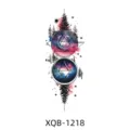Waterproof temporary cosmic geometric tattoo sticker for arm body art fashion design - Geometric Universe Starry Sky Tree Style (XQB-1218)