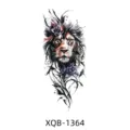 Waterproof temporary lion tattoo sticker for arm, realistic body art for men and women. - XQB-1364 / 114*210mm