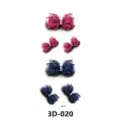 3d papillon nœud autocollant de tatouage temporaire imperméable art corporel beau - 3D-020
