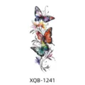 Colorful butterfly flower temporary tattoo sticker body art waterproof fake tattoo design - XQB-1241