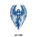 Herbal Juice Tattoo Sticker Angel Wings Design Waterproof Temporary Tattoo Body Art. - Angel Goddess (GZ-1408) / 110*180mm