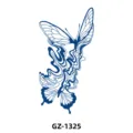 Autocollant de tatouage temporaire au jus de plante pour hommes et femmes, bras imperméable. - GZ-1325 / 110*180mm