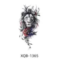 Temporary lion rose tattoo sticker waterproof body art arm realistic fake tattoo for adults - XQB-1365 / 114*210mm