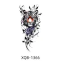 Waterproof temporary tiger rose tattoo sticker durable body art arm fake tattoos - XQB-1366 / 114*210mm