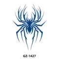 Herbal juice temporary tattoo sticker tribal spider design waterproof body art body decor SKU GZ-1427 - Spider Totem (GZ-1427) / 110*180mm