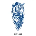 Herbal juice tiger totem tattoo sticker temporary half arm waterproof body art design GZ-1433 - Tiger Totem (GZ-1433) / 110*180mm