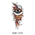 Waterproof temporary tattoo sticker for arm, colorful bohemian eye design body art. - XQB-1376 / 114*210mm