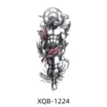 Waterproof temporary tattoo sticker for men and women, featuring cool myth arm art design. - Mythological Red-Robed God Wings Style (XQB-1224)