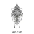 Temporary tattoo sticker waterproof body art feather totem design for men and women - XQB-1385 / 114*210mm