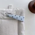 Koreanischer Stil blaue Punkte Tropfen Haarklammer süße Haarsprosse Haaraccessoires Damen - Kleines Dreieck / Blau