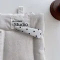 Korean style polka dot drop hair clip simple cute bangs hairpin fashion hair accessories for women - Small Triangle / Beige