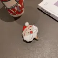 Weihnachtsmann Pluesch Haarklammer süsser Cartoon Feiertag Haarspangen Deko für Damen - Weihnachtsmann Entenschnabel Clip
