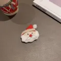 Weihnachtsmann Plüsch Haarklammer, süße Winter Feiertag gestrickte Haarspange für Damen und Mädchen. - Weihnachtsmann-Brosche