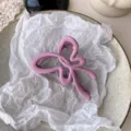 Matte purple hair claw clip, creative abstract design hair accessories for daily wear. - Purple