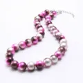 Collana di perle sfumate per bambini gioielli alla moda carini per uso quotidiano - 7