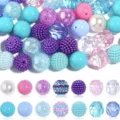 Buntes 20mm Acryl Chunky Perlen Set für DIY gemischte Stil Schmuckherstellung - Stil 1