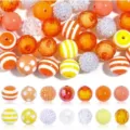Bunte 20mm Acryl klobige Perlen Mischung für DIY Schmuckherstellung und Basteln. - Stil 3