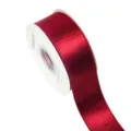 Nastro in raso bordeaux, nastro in tessuto lucido double-face da 1-3.8cm per fiocchi fai-da-te. - 3.8cm (10 Iarda) / Borgogna