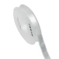 Nastro di raso bianco su rocchetto per fiocchi fai da te e accessori per capelli. - 10 Iarde / Bianco