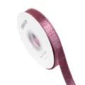 Cinta rosa brillante de doble cara con purpurina satinada para lazos y manualidades DIY. - 1.5cm (10 Yardas) / Rosa intenso