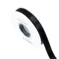 Black velvet ribbon roll for DIY hair bows, gift wrapping, and clothing accessories. - 1.5cm / Black