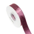 Rollo de cinta de satén rosa brillante para lazos DIY, accesorios para el cabello y costura. - 2.5cm (10 Yardas) / Rosa intenso
