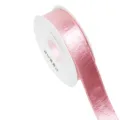 Nastro rosa brillante bifacciale in raso per accessori per capelli fai da te con SKU. - Rosa