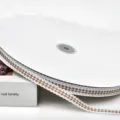 Nastro pied de poule marrone bianco 1cm per cucito di abbigliamento e confezioni regalo. - marrone chiaro