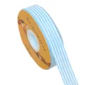 Nastro gros-grain a righe blu da 2,5 cm per fiocchi per capelli fai-da-te e accessori artigianali. - Taglia 25 / Azzurro