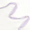 Purple Elastic Lace Trim 2.5cm Ruffled Ribbon DIY Sewing Craft Garment Accessory Variant - Size 1 / Light Purple